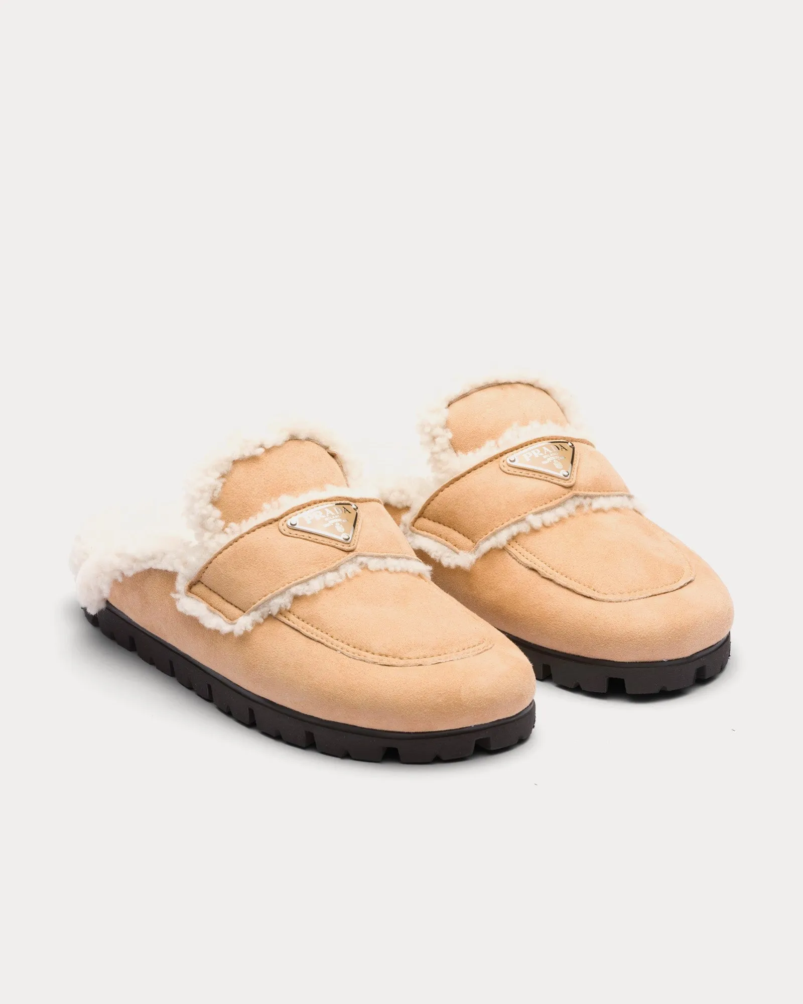 Shearling Ecru Slippers