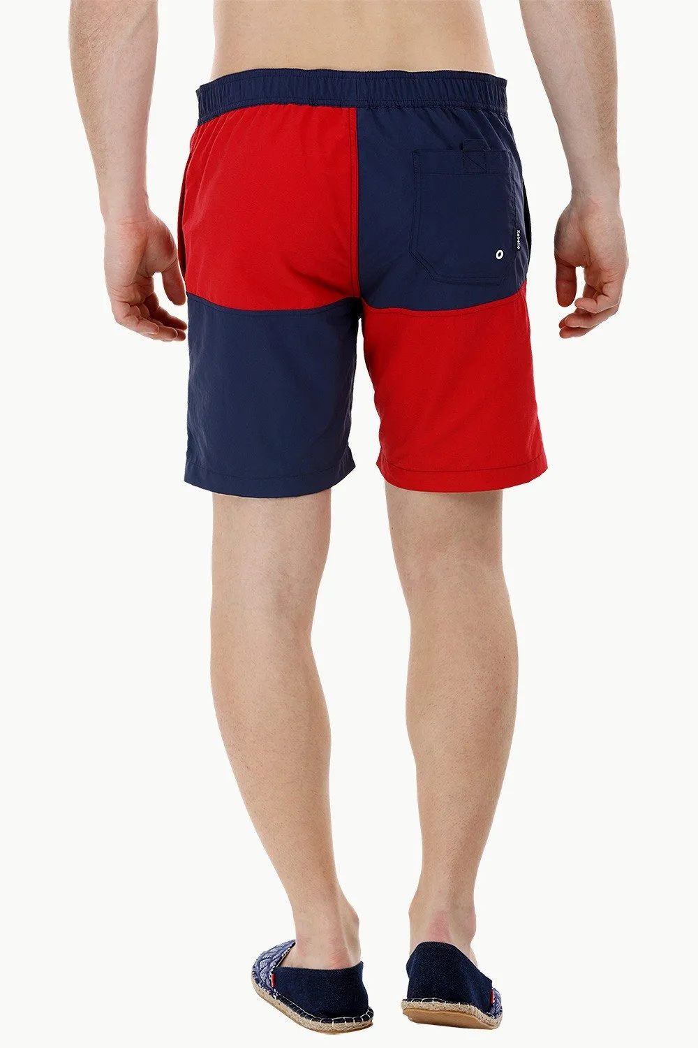 Square Colorblock Swim Shorts
