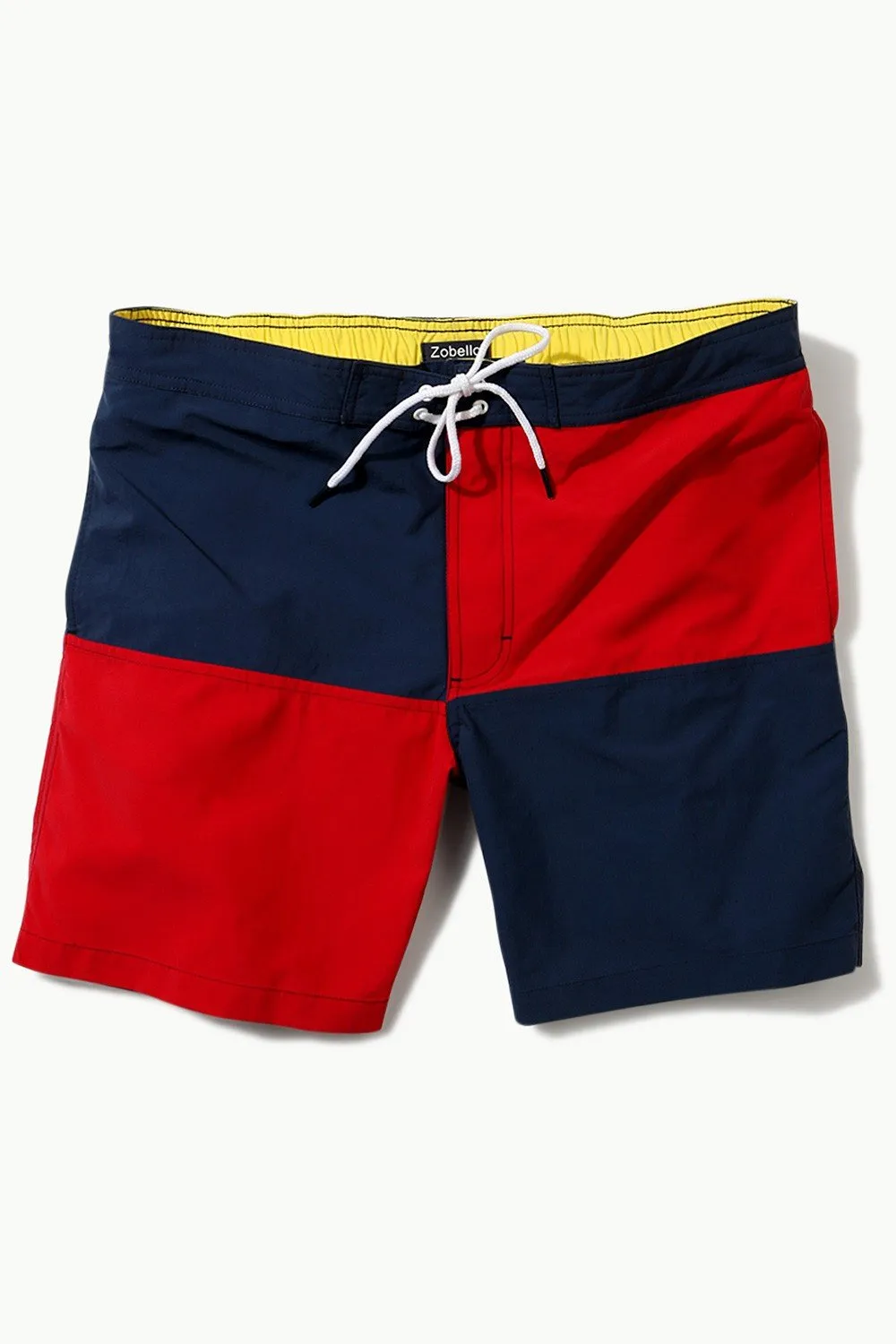 Square Colorblock Swim Shorts