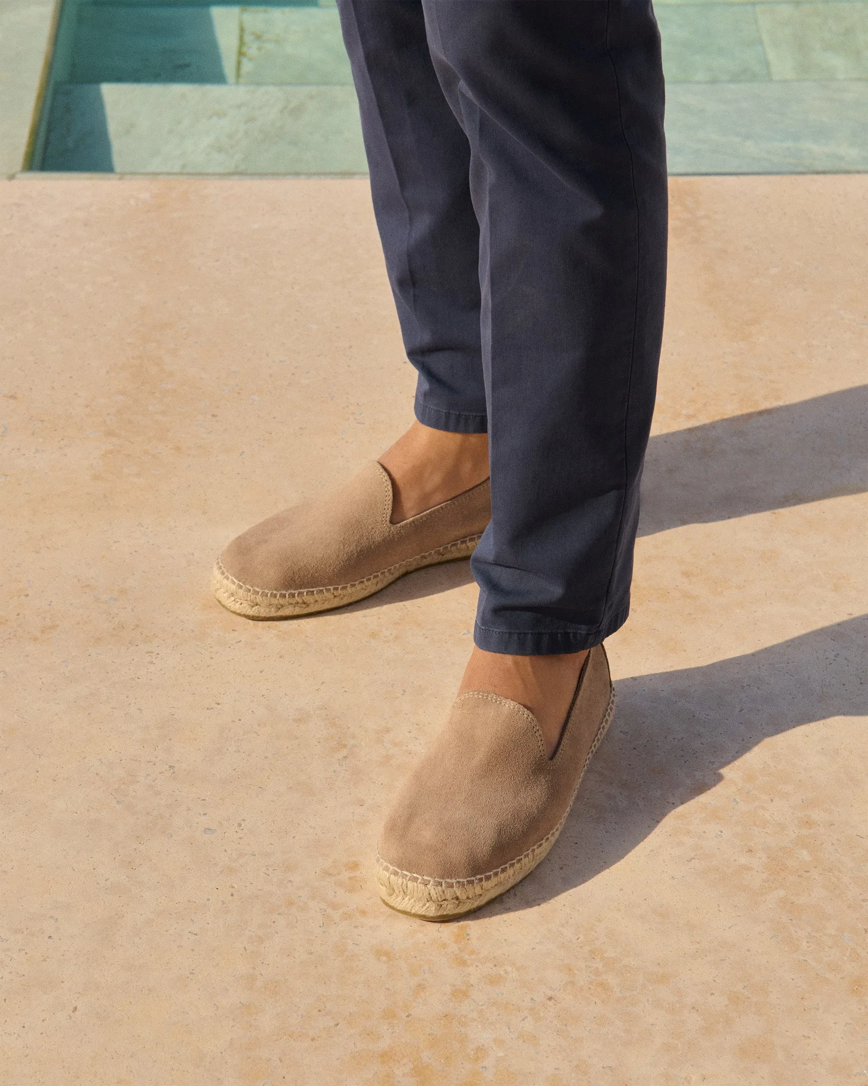Suede Espadrilles - W19C0 - Hamptons Vintage Taupe