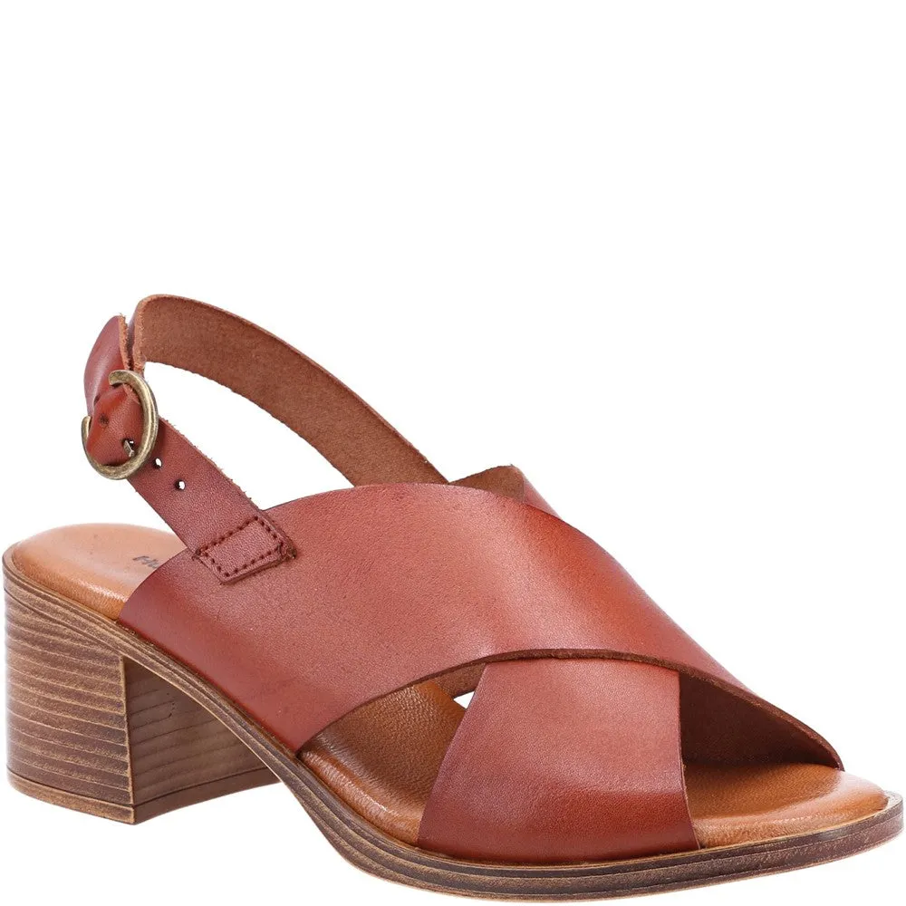 Tan Gabrielle Heeled Sandals