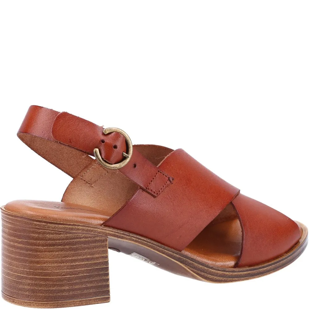 Tan Gabrielle Heeled Sandals