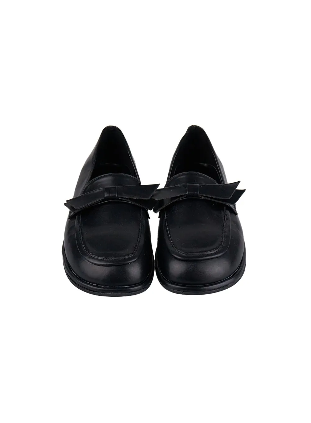 Two-Tone Ribbon Loafers IJ527