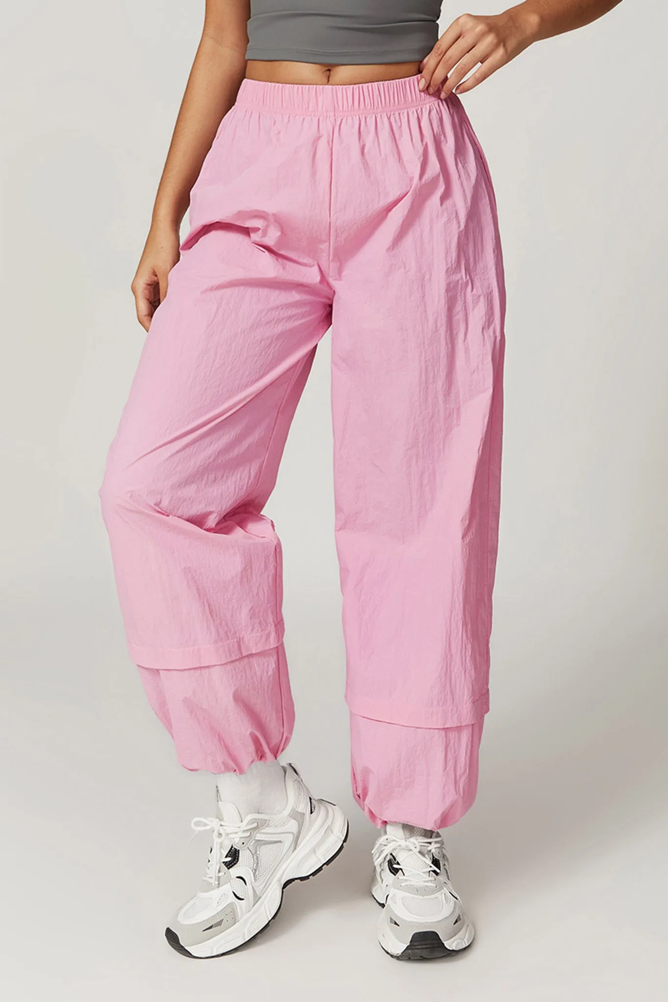 Urban Cargo Joggers - Baby Pink