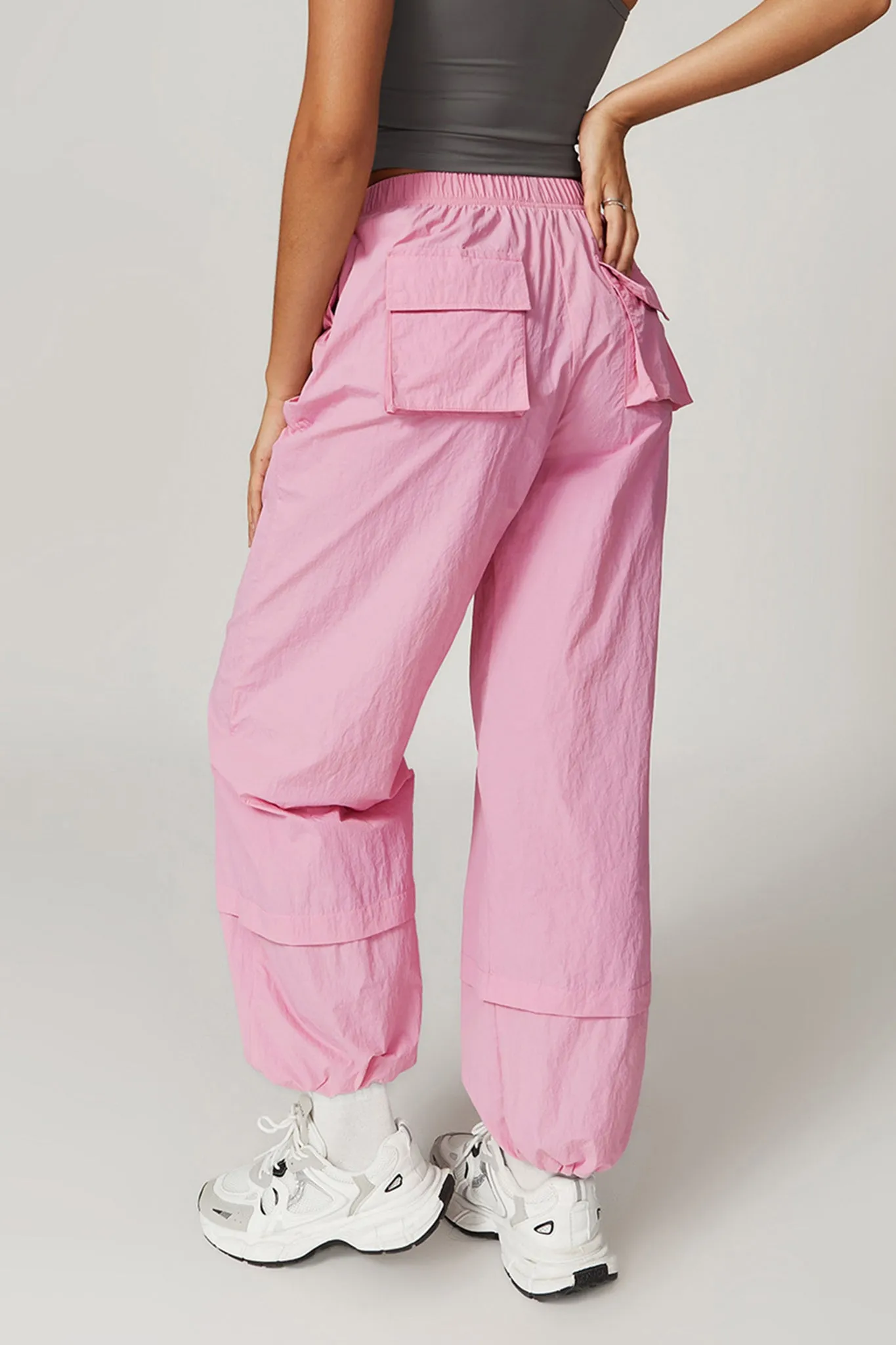 Urban Cargo Joggers - Baby Pink