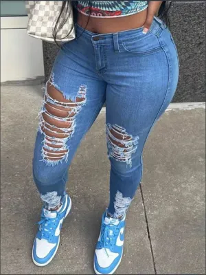 Urban Pocket Ripped Pants