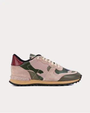 Valentino Garavani Rockrunner camouflage Green Low Top Sneakers