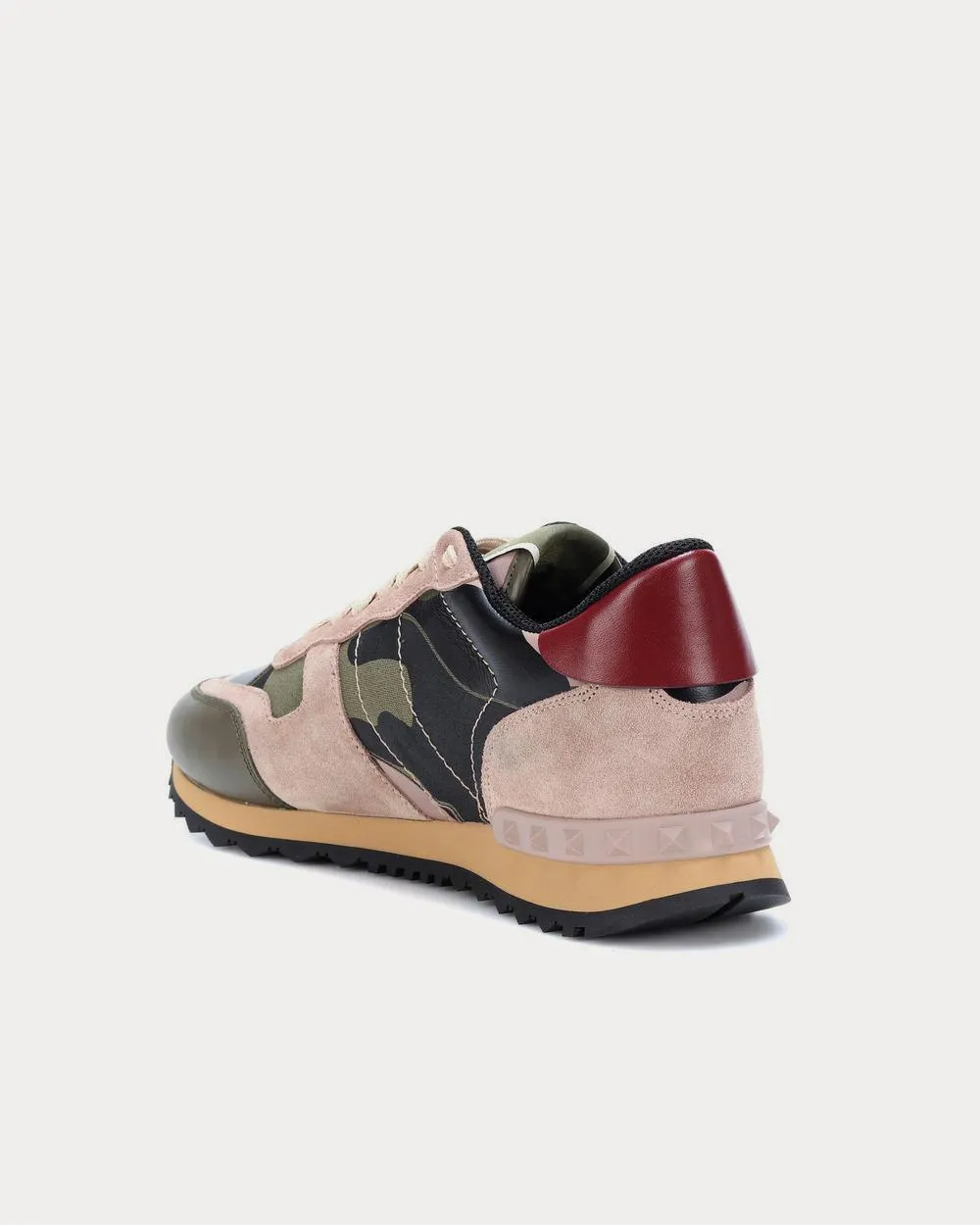 Valentino Garavani Rockrunner camouflage Green Low Top Sneakers