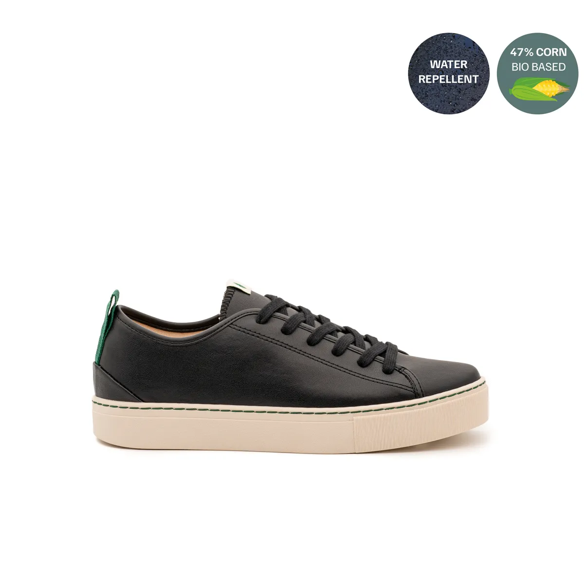 Vegan sneaker bio-veg black NIK004
