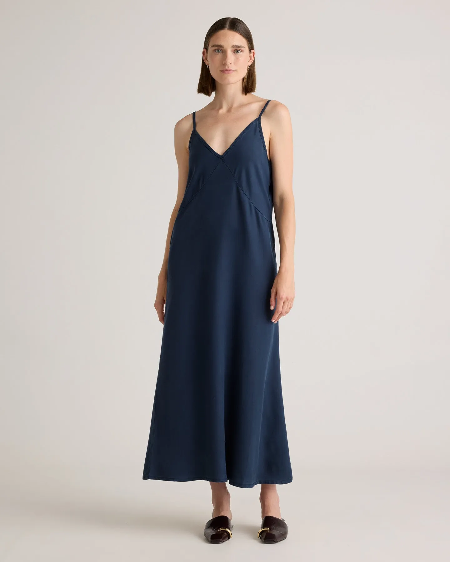 Vintage Wash Tencel Maxi Slip Dress