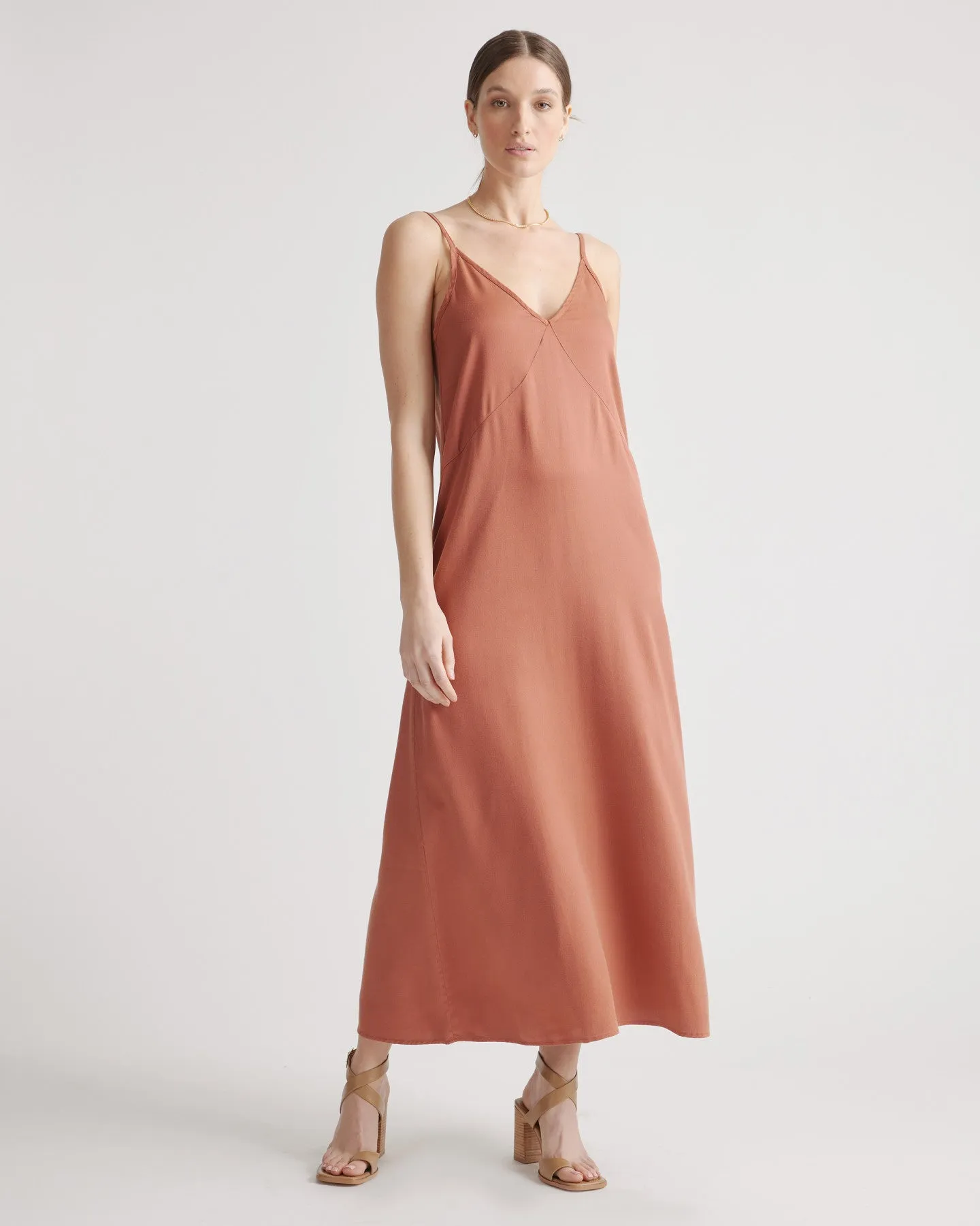 Vintage Wash Tencel Maxi Slip Dress