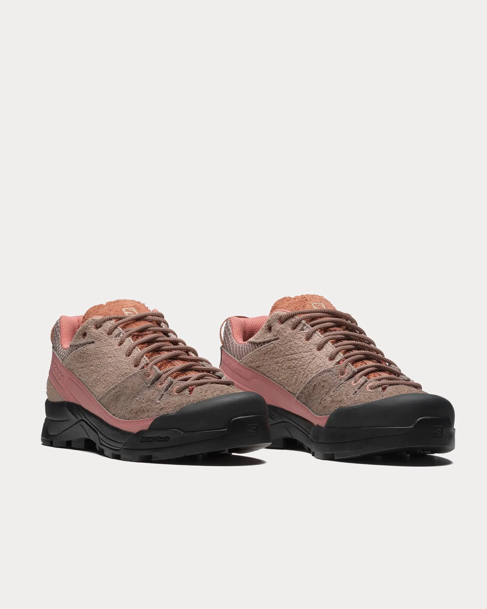 X-Alp Suede Etherea / Russet / Hyma Pink Low Top Sneakers