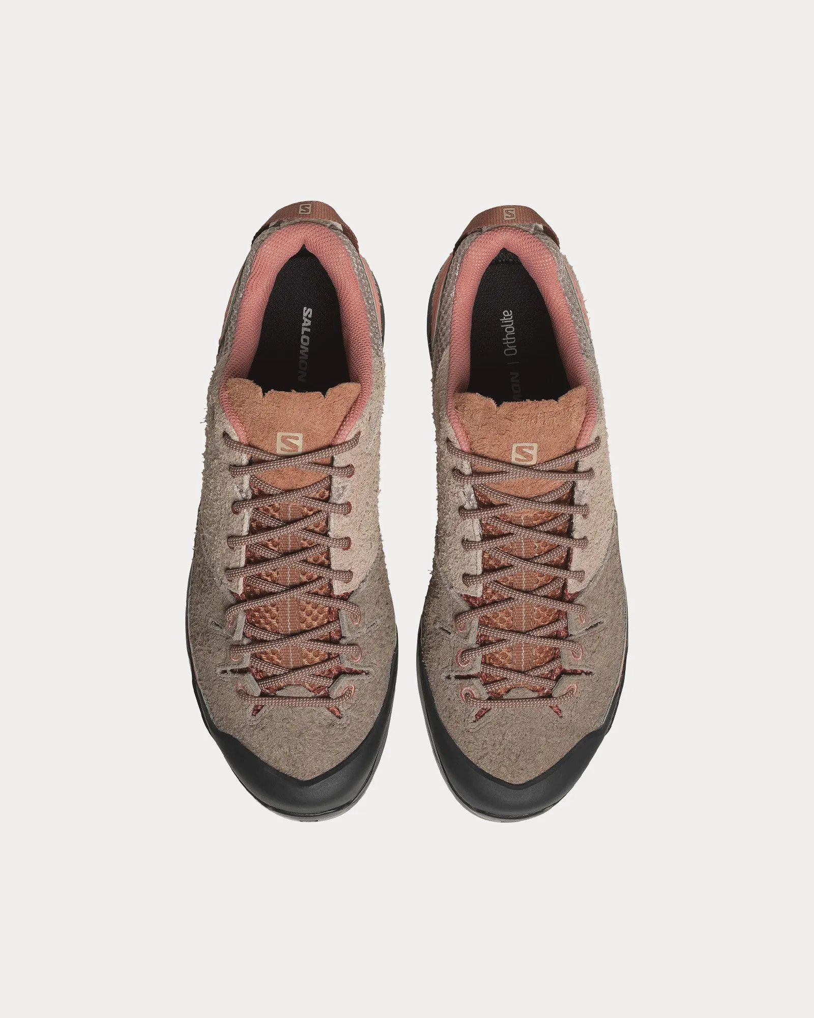 X-Alp Suede Etherea / Russet / Hyma Pink Low Top Sneakers