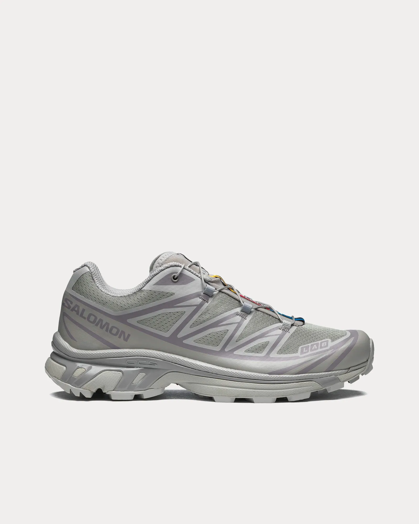 XT-6 Ghost Gray / Ghost Gray / Gray Flannel Low Top Sneakers