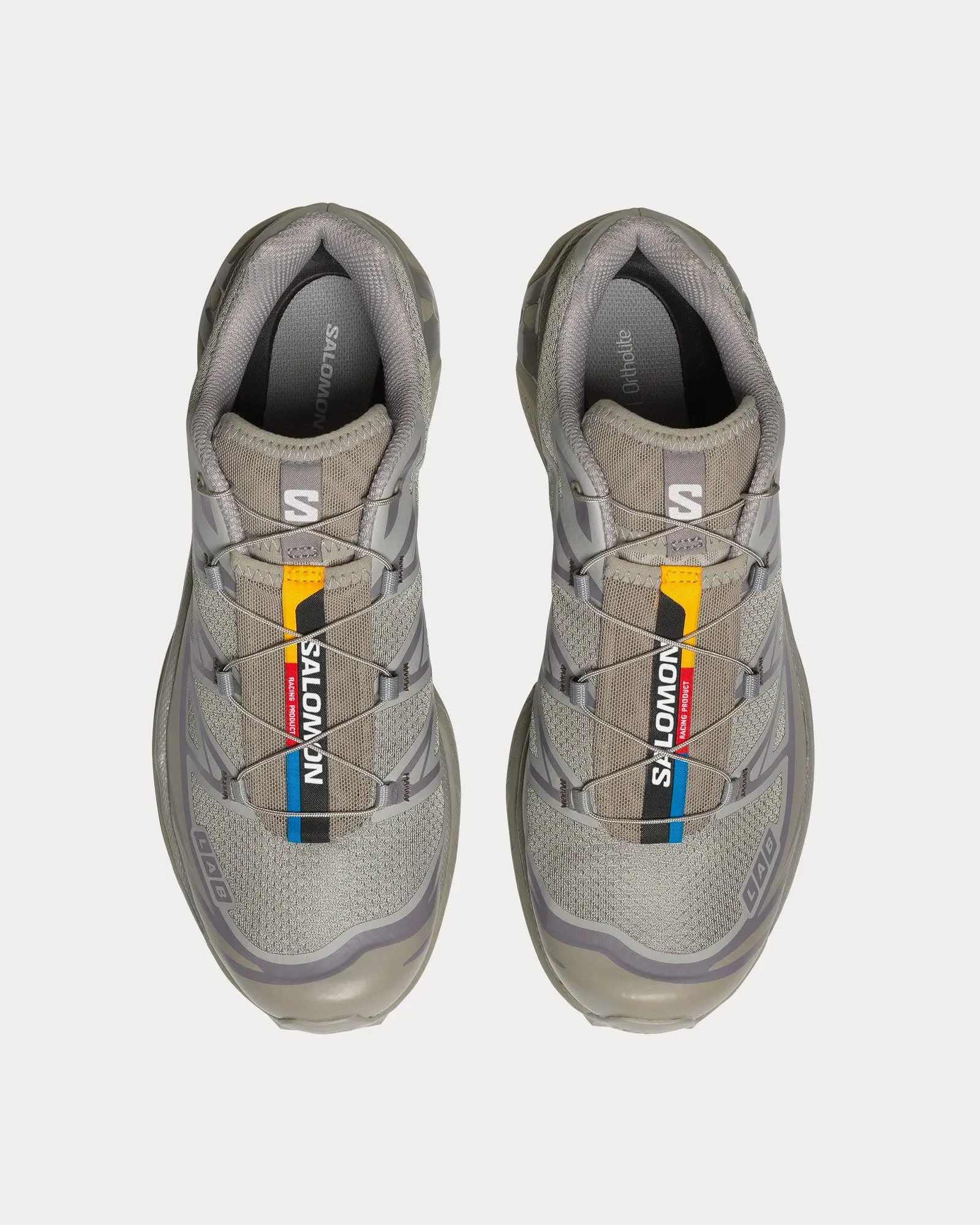 XT-6 Ghost Gray / Ghost Gray / Gray Flannel Low Top Sneakers