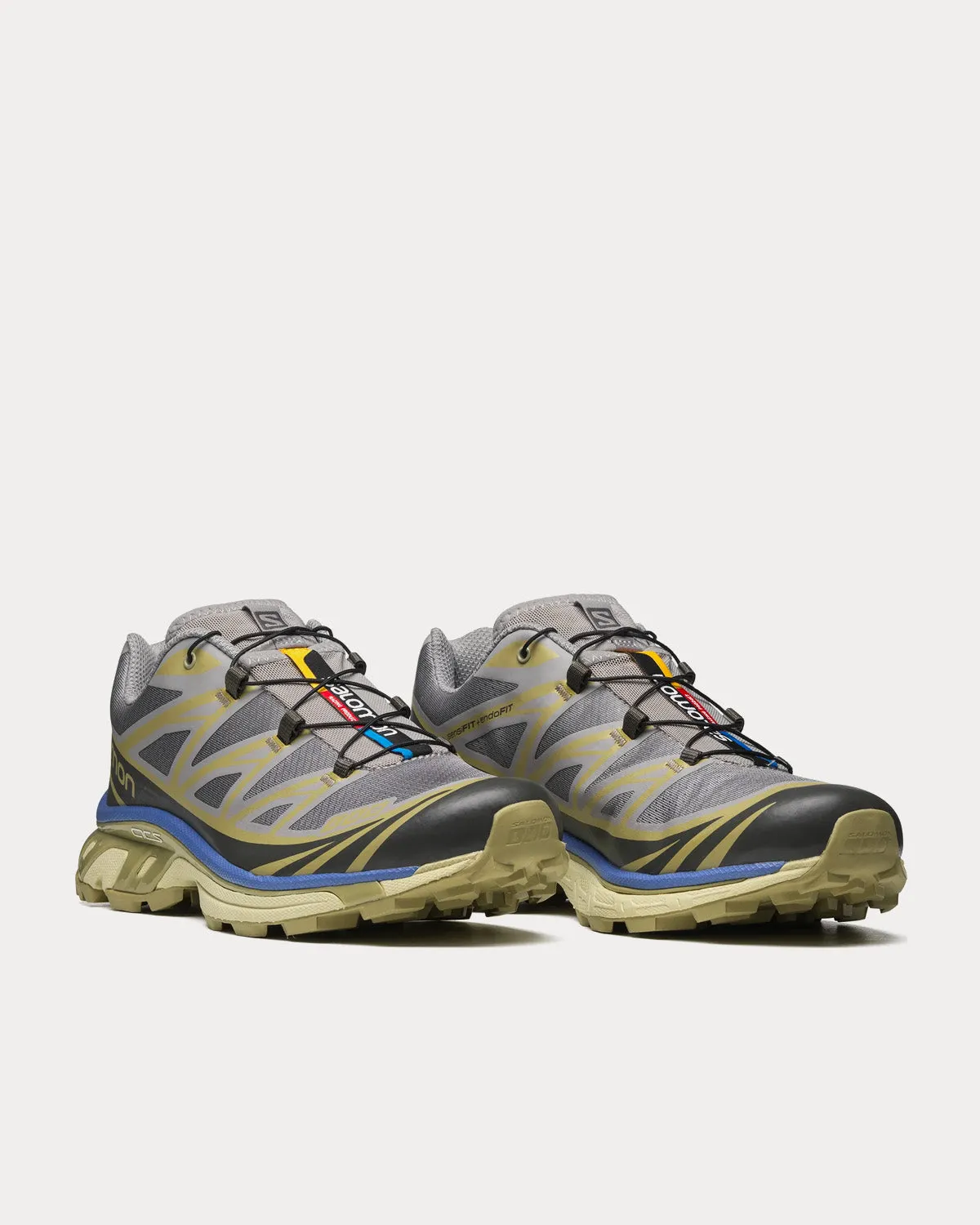 XT-6 Gull / Granada Sky / Gray Green Low Top Sneakers