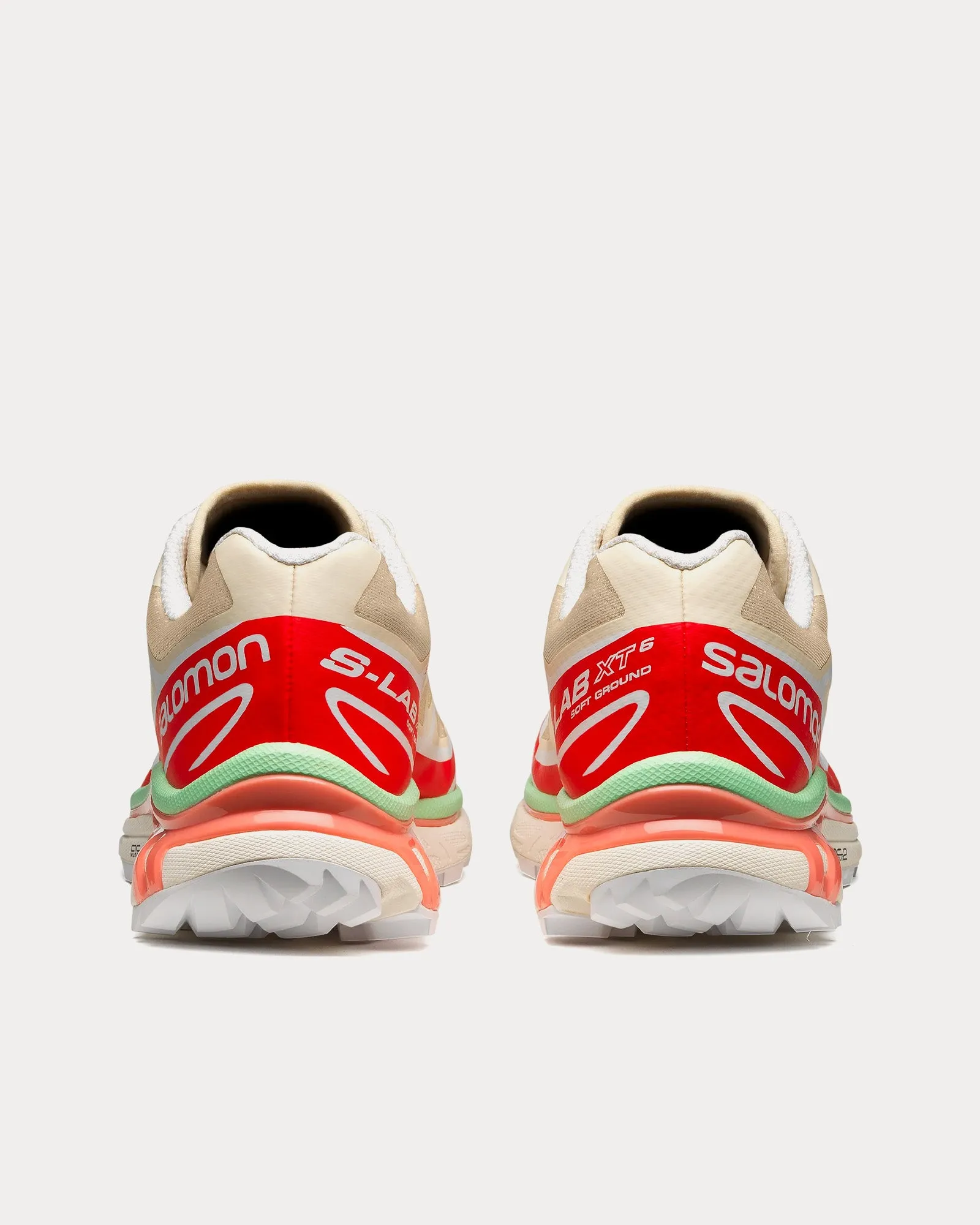 XT-6 Shortbread / Poppy Red / Green Ash Low Top Sneakers