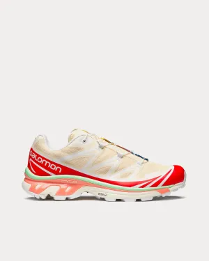 XT-6 Shortbread / Poppy Red / Green Ash Low Top Sneakers