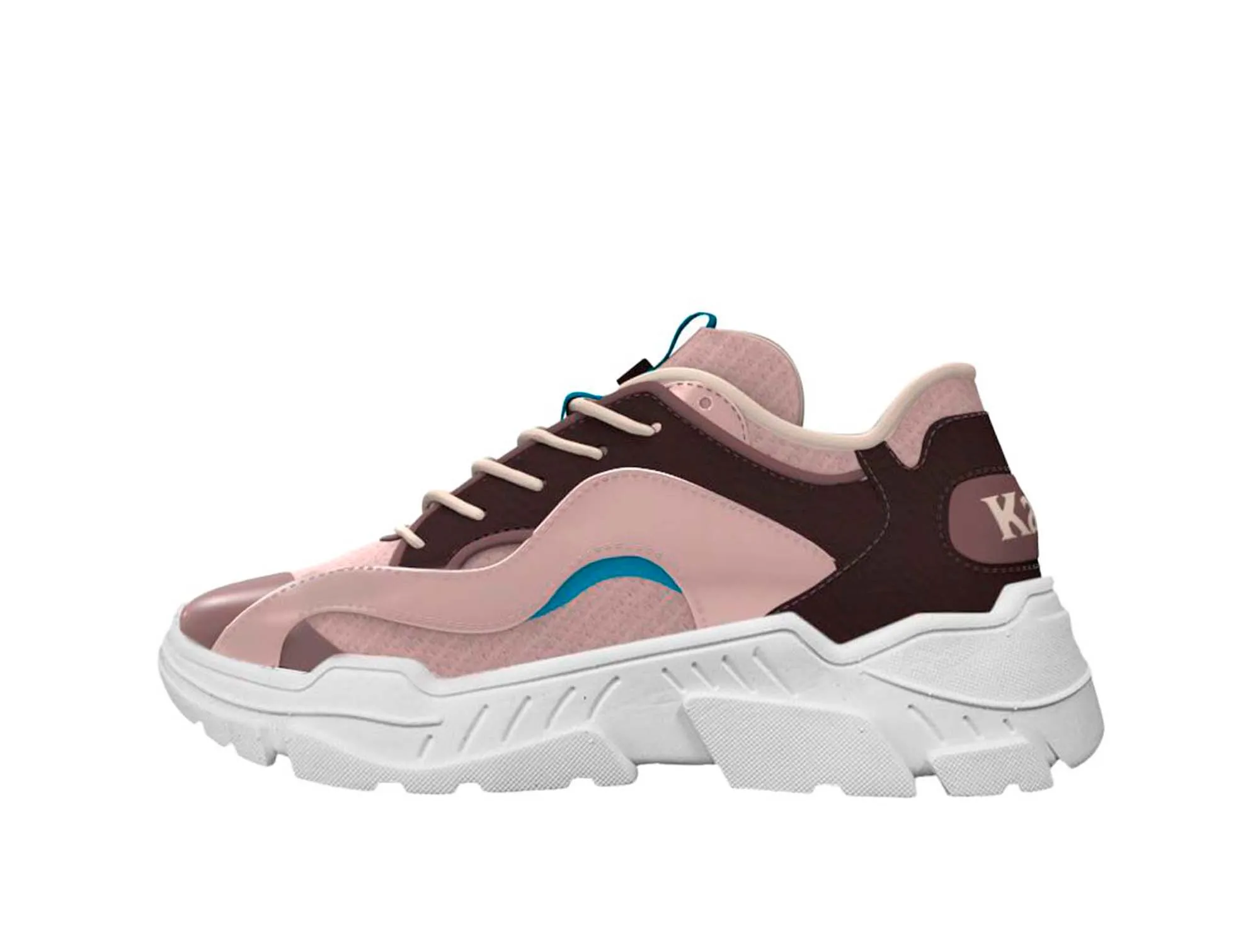 Zapatilla Kappa Authentic Archer 1 Mujer Rosado