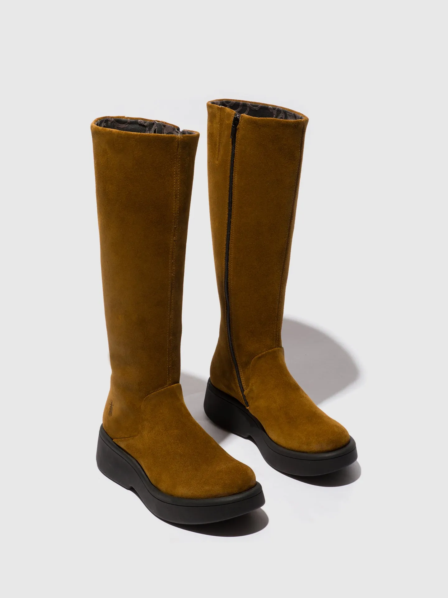 Zip Up Boots MUBI154FLY TOBACCO