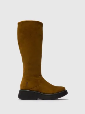 Zip Up Boots MUBI154FLY TOBACCO